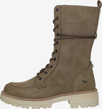 Chaussure à lacets 'Veterschoenen Hoog' MUSTANG en gris : devant