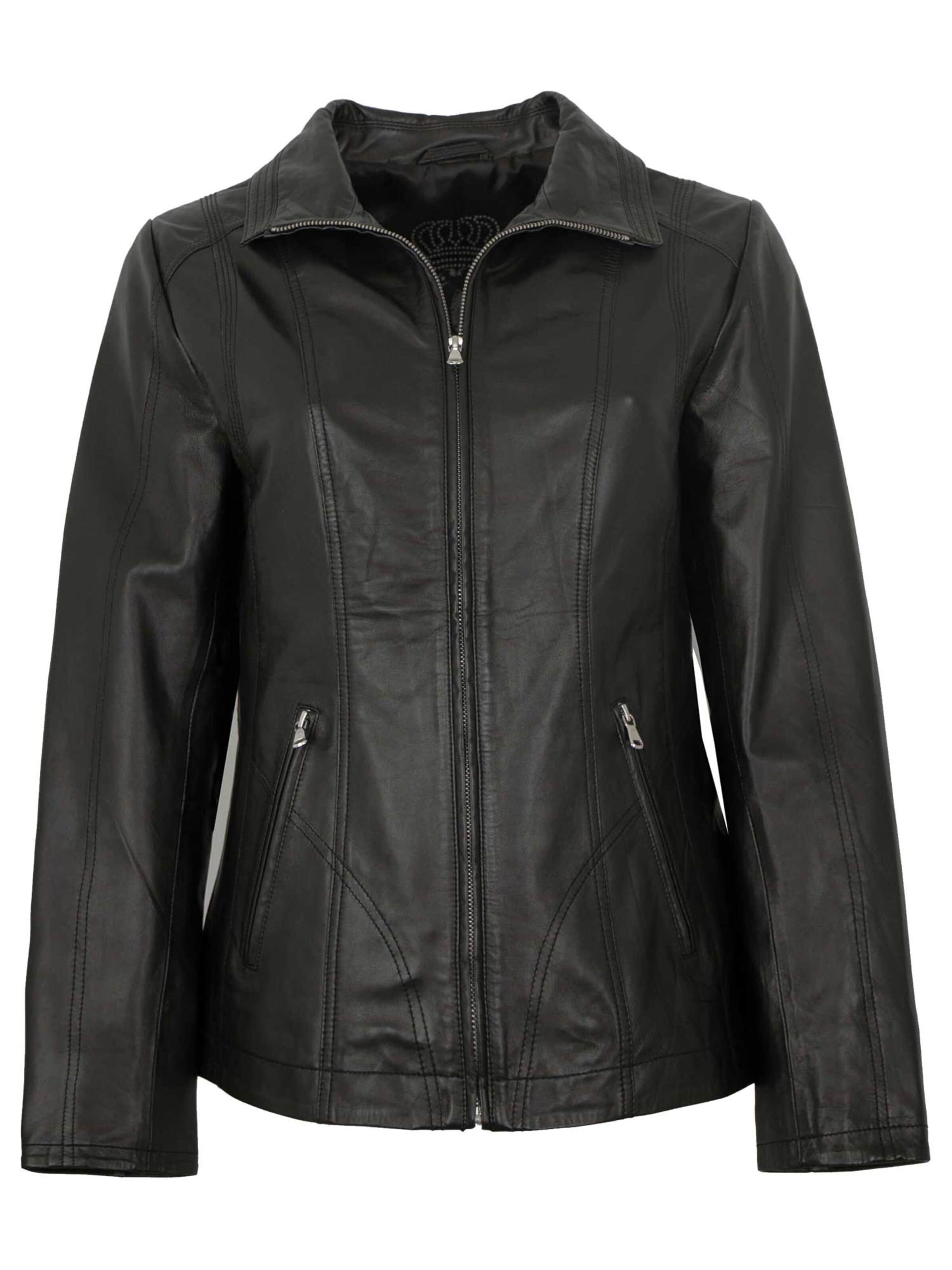 MADDOX Übergangsjacke 'Paulina'‌‌‌‌‌‌ in Schwarz: Vorderseite