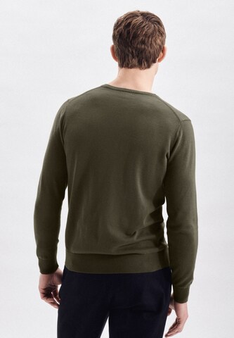 SEIDENSTICKER Sweater ' Schwarze Rose ' in Green