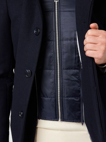 Matinique Regular fit Between-Seasons Coat 'Harvey' in Blue