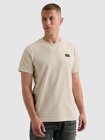 PME Legend Paita 'American Classic T-shirt in cotton with stretch' värissä beige
