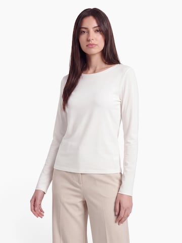 T-shirt Fransa en blanc : devant