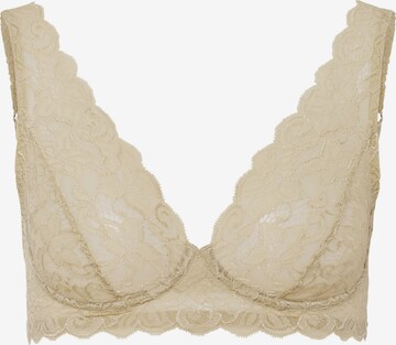 Hanro Triangel BH ' Moments ' in Beige: voorkant