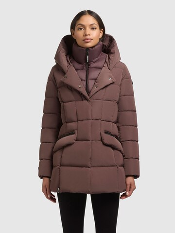 khujo Winter jacket 'Bric' in Purple: front
