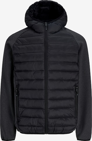 JACK & JONES - Casaco meia-estação 'JJNORTH' em preto: frente