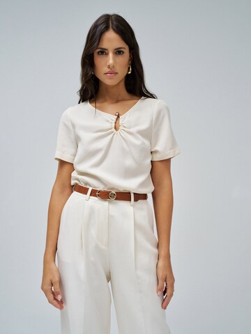 Salsa Jeans Blouse in White: front