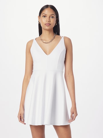 HOLLISTER - Vestido de cocktail em branco: frente