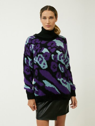 Pullover di Influencer in colori misti: frontale