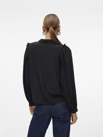 Chemisier 'MANI' VERO MODA en noir