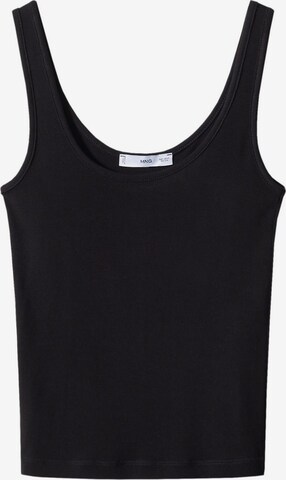 MANGO Top 'CASAR' in Black: front