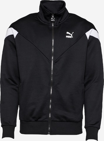 Veste de survêtement PUMA en noir : devant