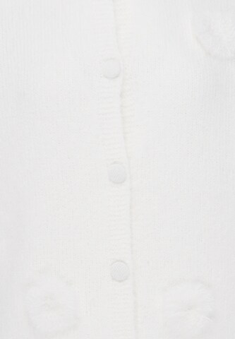 IZIA Knit Cardigan in White