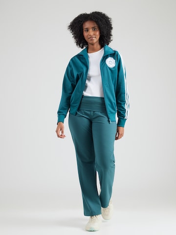 Only Play Curvy - Flared Calças de desporto 'ONPFOLD' em verde