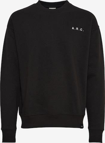 !Solid Sweater 'Hannes' in Black: front