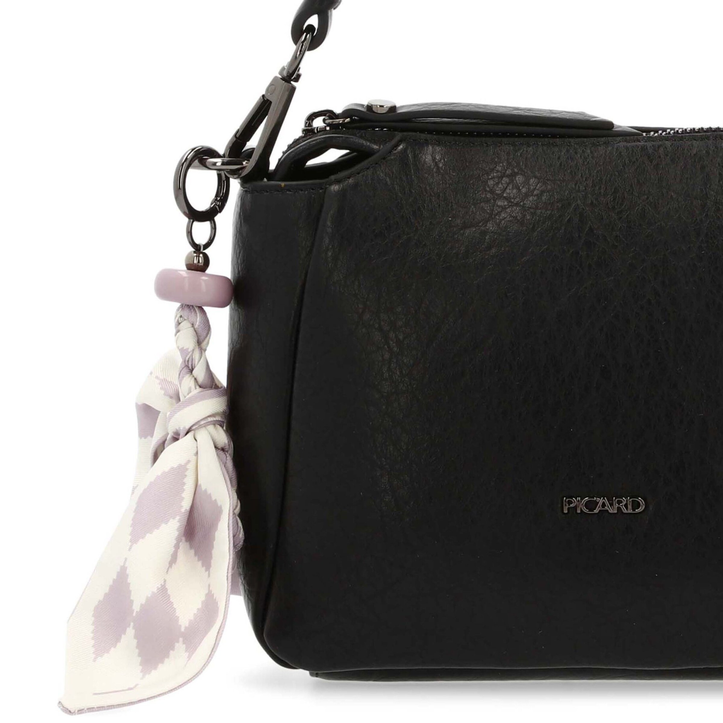 Picard Schultertasche 'Essenza' in Schwarz