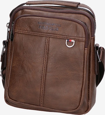 Sac à bandoulière Northampton Polo Club en marron : devant