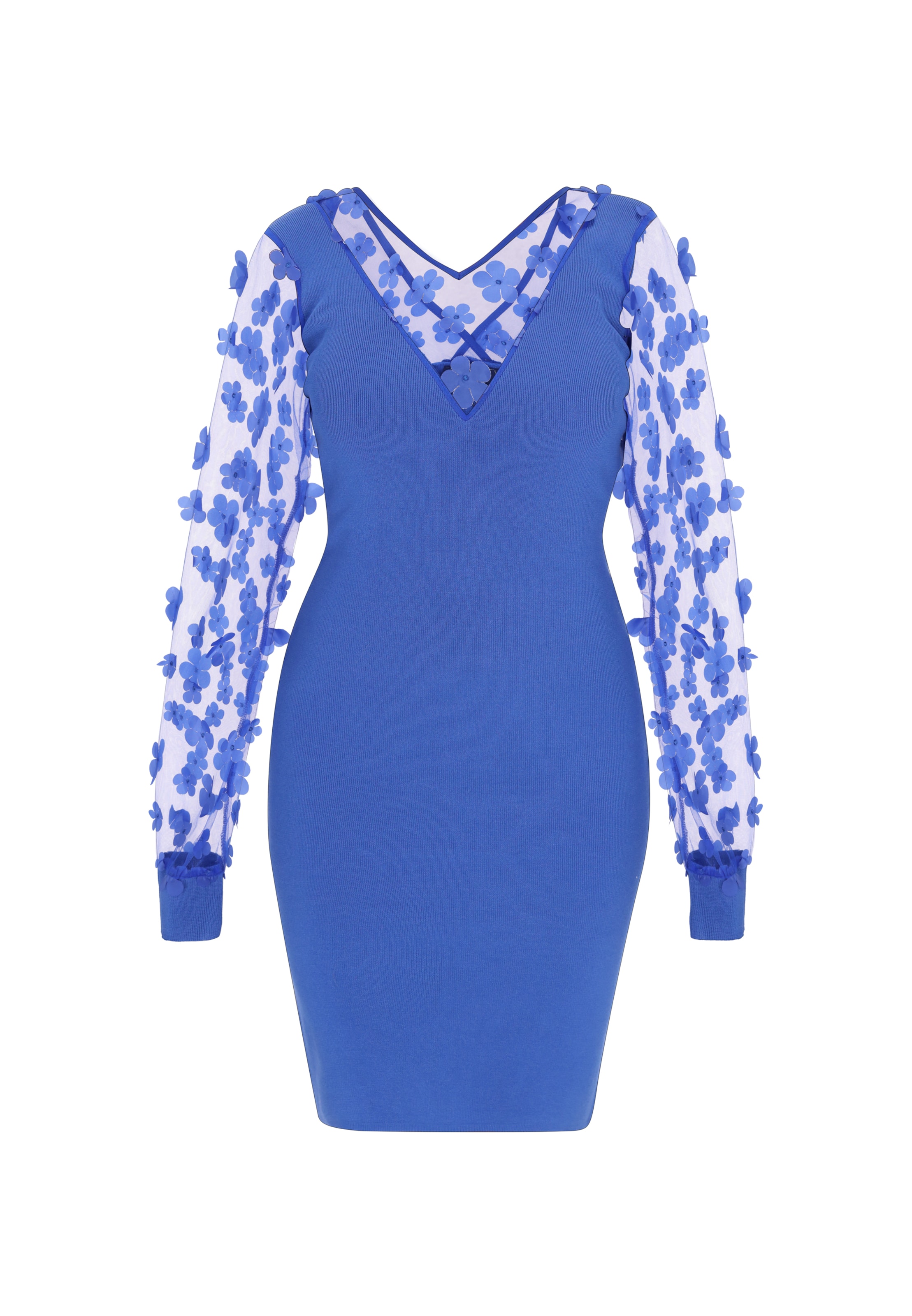 faina Коктейльное платье в Синий: спереди
