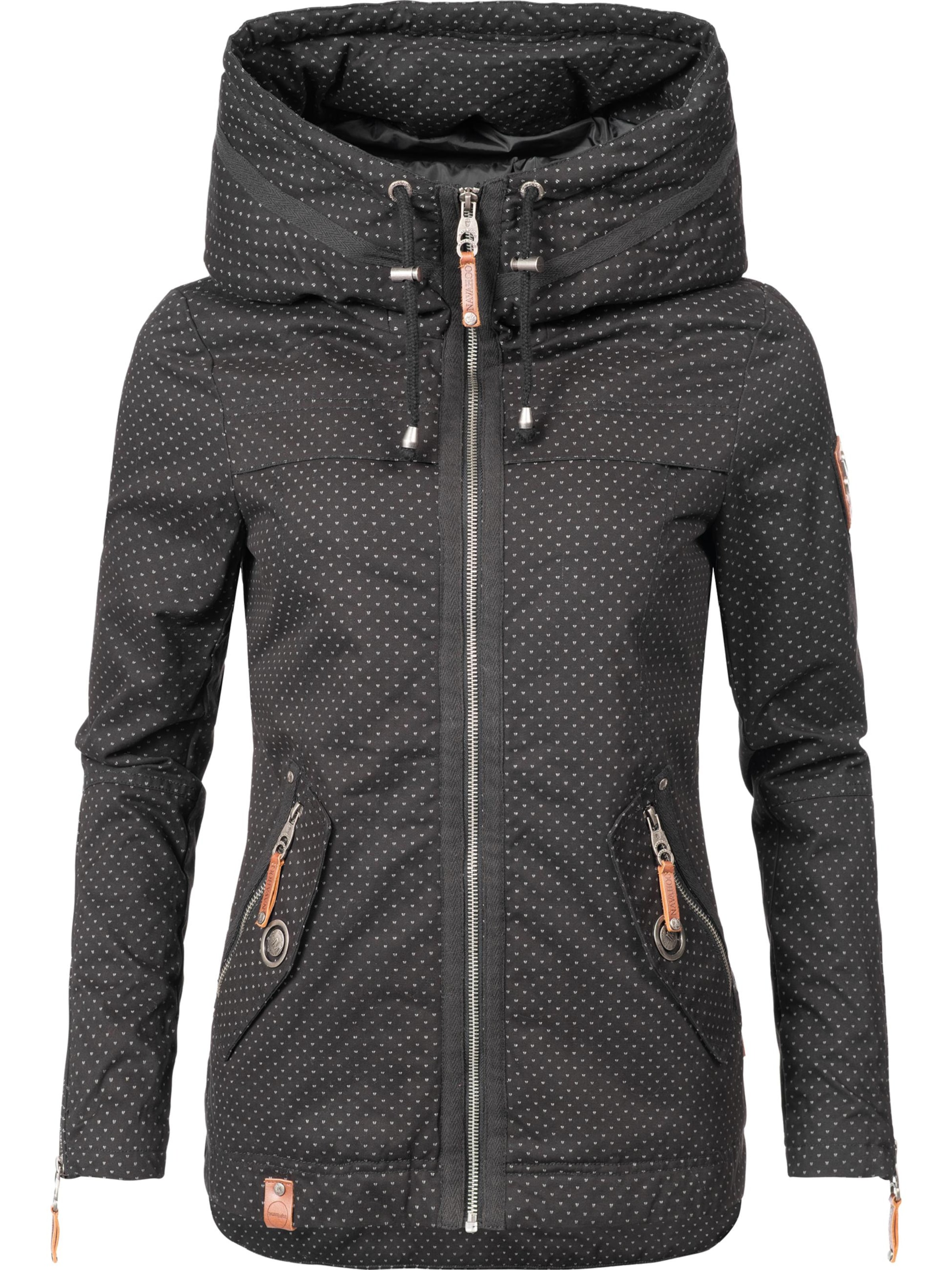 NAVAHOO Between-season jacket in Black: front
