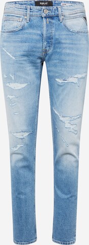 REPLAY Regular Jeans 'GROVER' in Blauw: voorkant