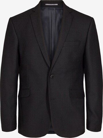 Sunwill Slim fit Suit Jacket 'Structure' in Black: front