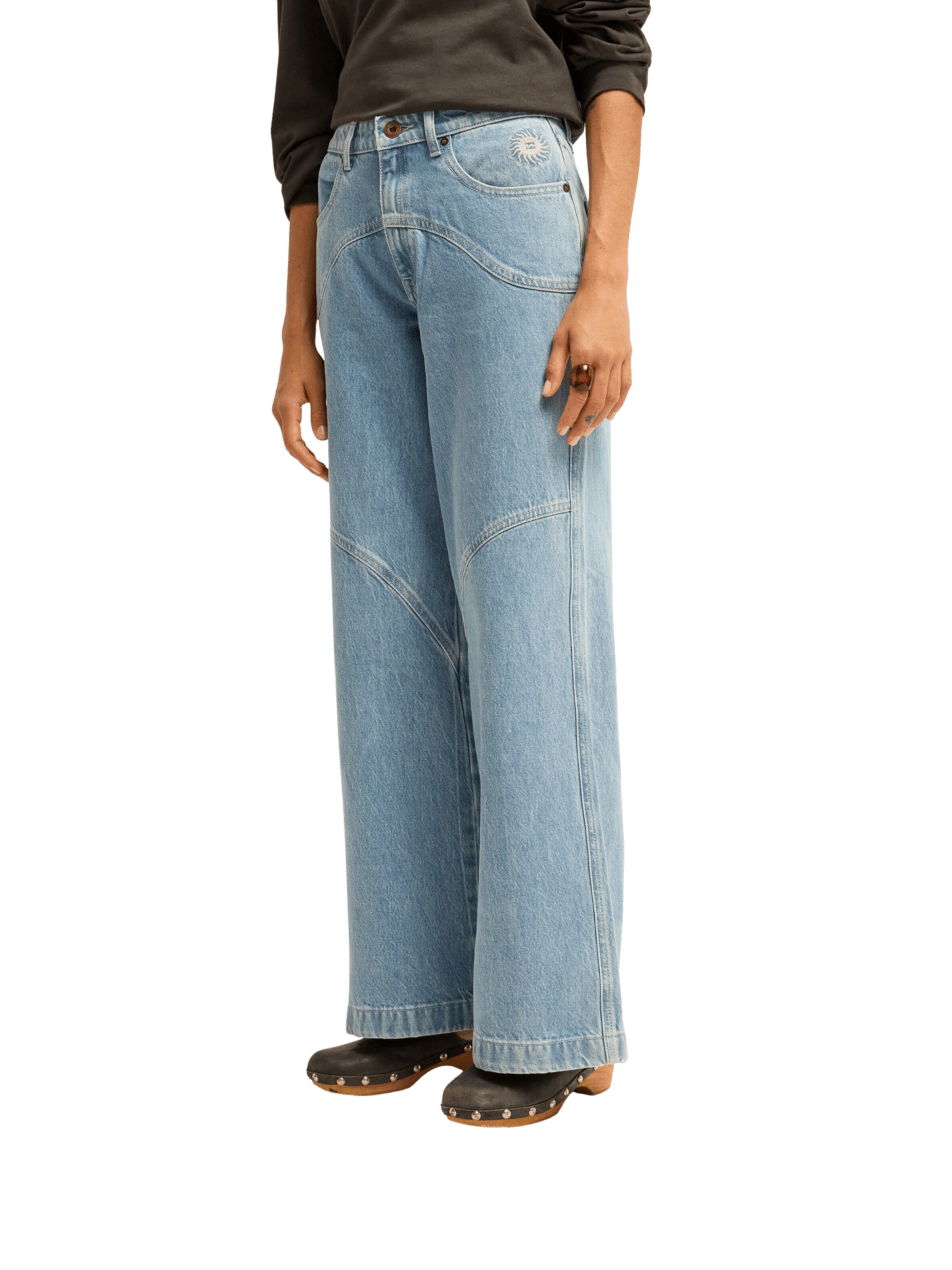 BILLABONG Wide Leg Jeans 'Riva' in Blau