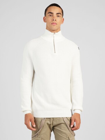 Key Largo Sweater 'MST STAGE' in White: front