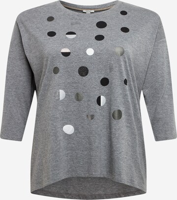 T-shirt Esprit Curves en gris : devant