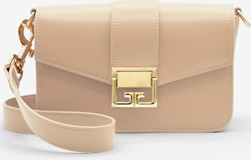 Borsa a spalla 'SAINT-HONORE' di Ateliers Saint Germain in beige: frontale