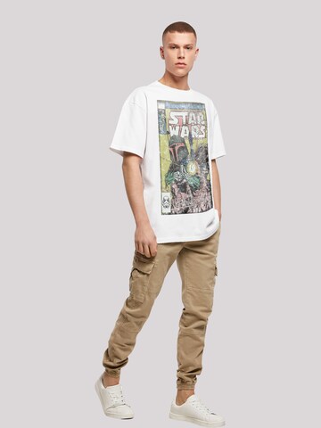 F4NT4STIC Shirt 'Star Wars Boba Fett Comic' in Wit