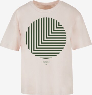 T-shirt 'Geometrics' F4NT4STIC en rose : devant