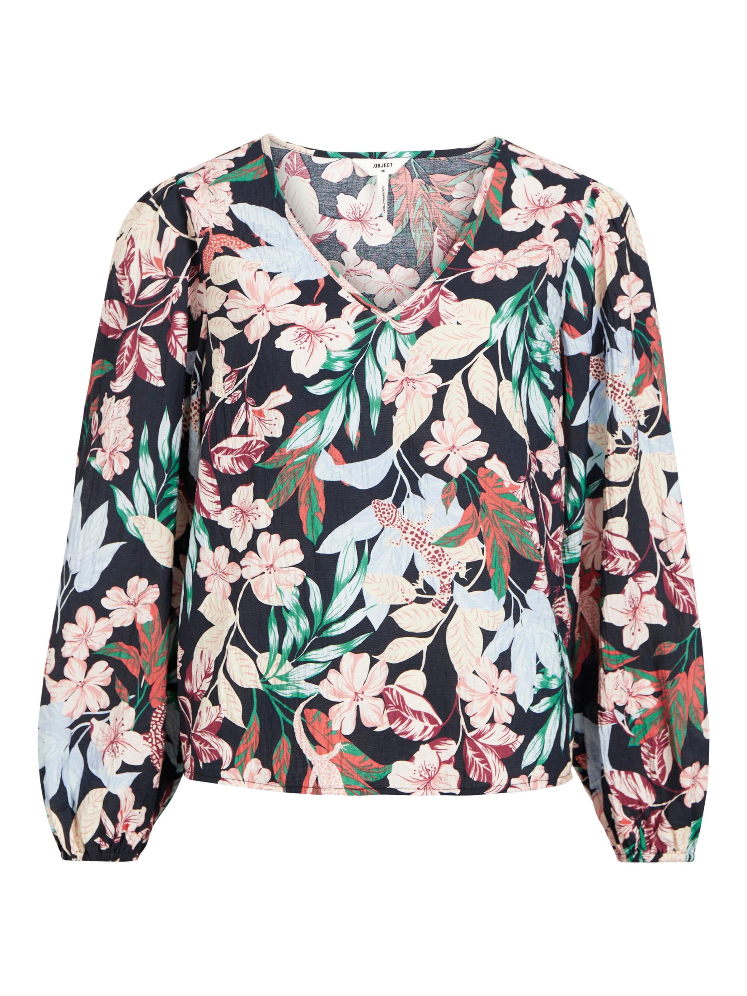 Palaidinė 'PARIS LEONORA' iš OBJECT, spalva – šviesiai mėlyna / žalia / šviesiai rožinė / juoda, Prekių apžvalga