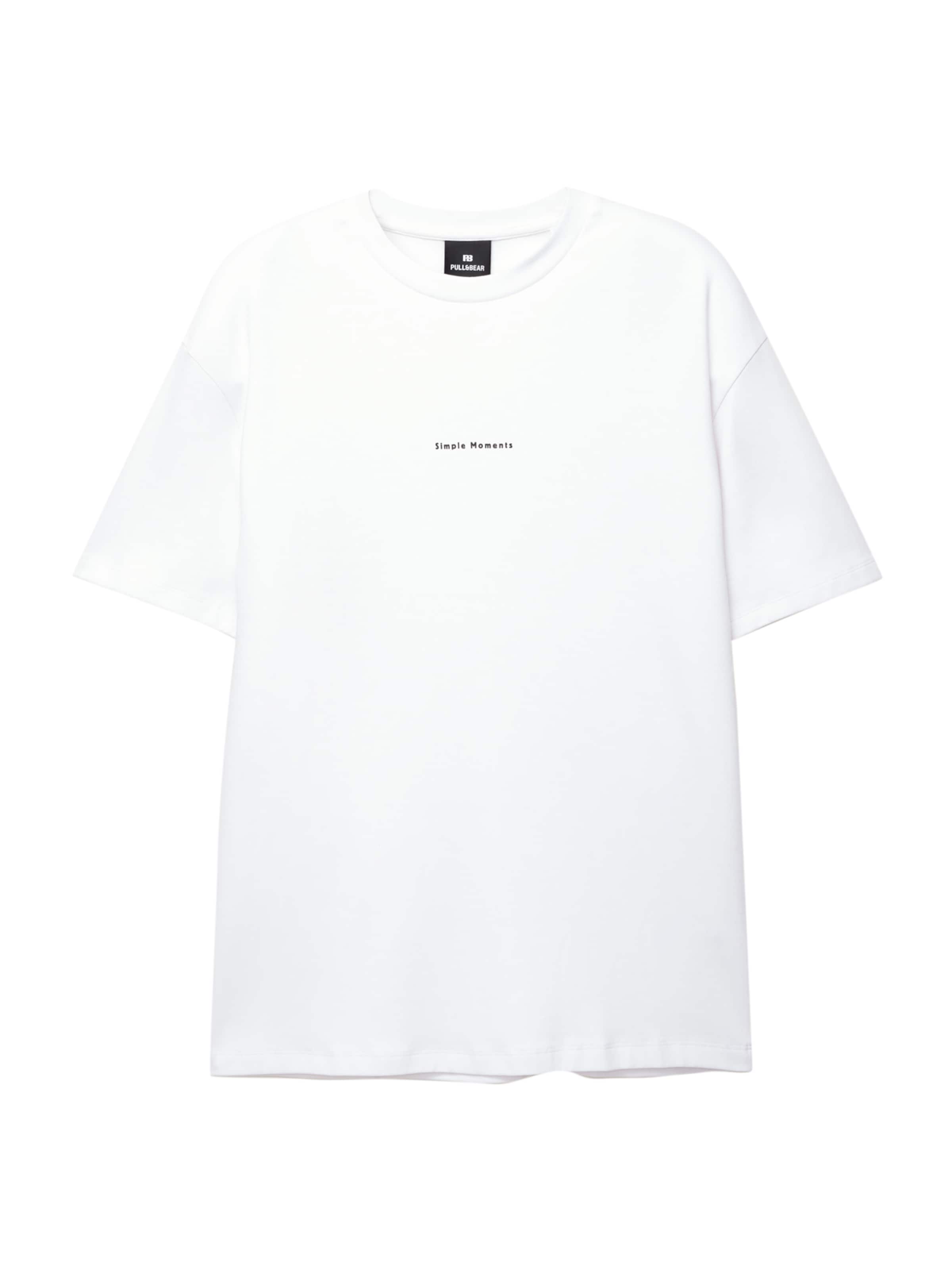 Pull&Bear Paita 'GLORIA SILVA' värissä harmaa / musta / valkoinen, Tuotenäkymä