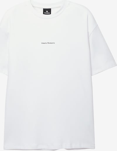 Pull&Bear Paita 'GLORIA SILVA' värissä harmaa / musta / valkoinen, Tuotenäkymä