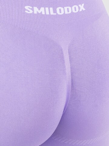 Smilodox Slim fit Sports trousers ' Scrunch Nomeli ' in Purple