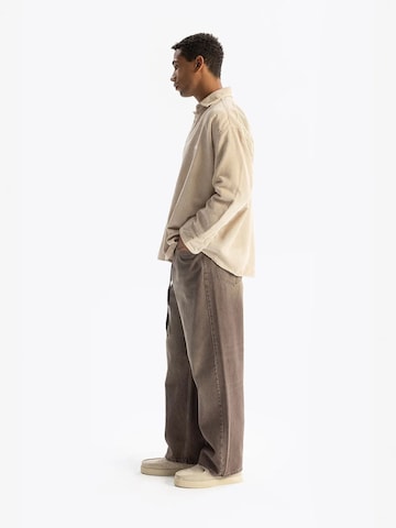 Giesto Comfort fit Overhemd in Beige
