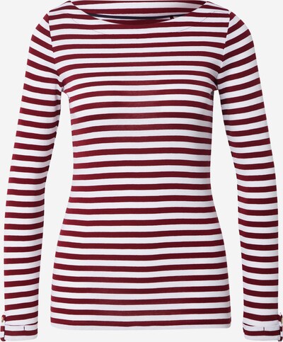 Tricou ESPRIT pe bordeaux / alb, Vizualizare produs
