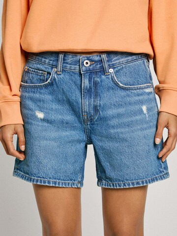 Pepe Jeans Regular Shorts 'Mable' in Blau