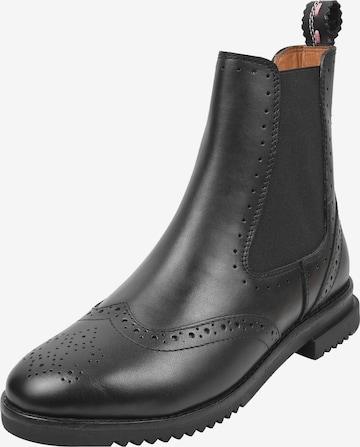 Crickit Chelsea Boot ' UDINE ' in Schwarz: Vorderseite