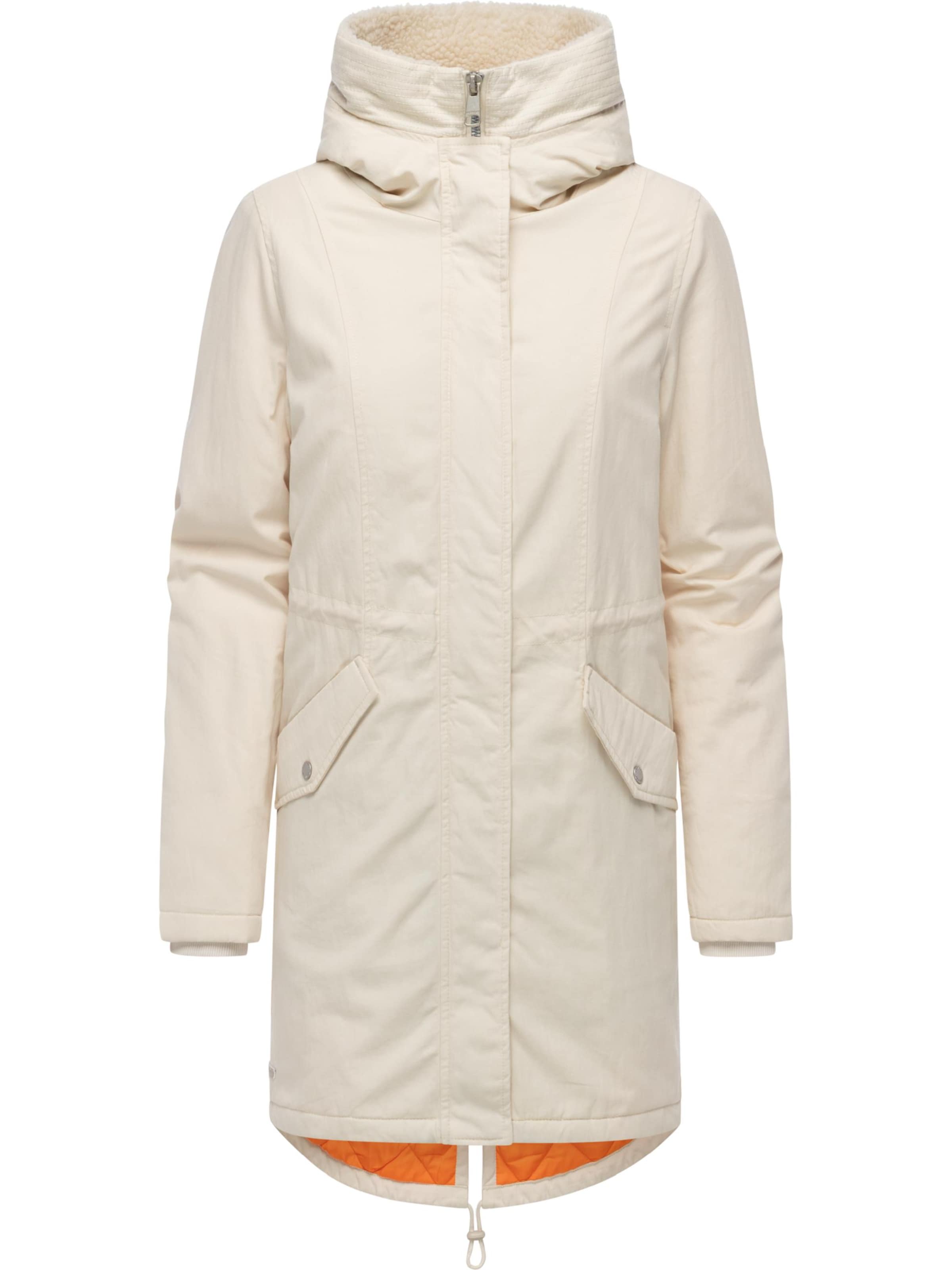 Ragwear Winterparka 'Coogle' in Beige: voorkant