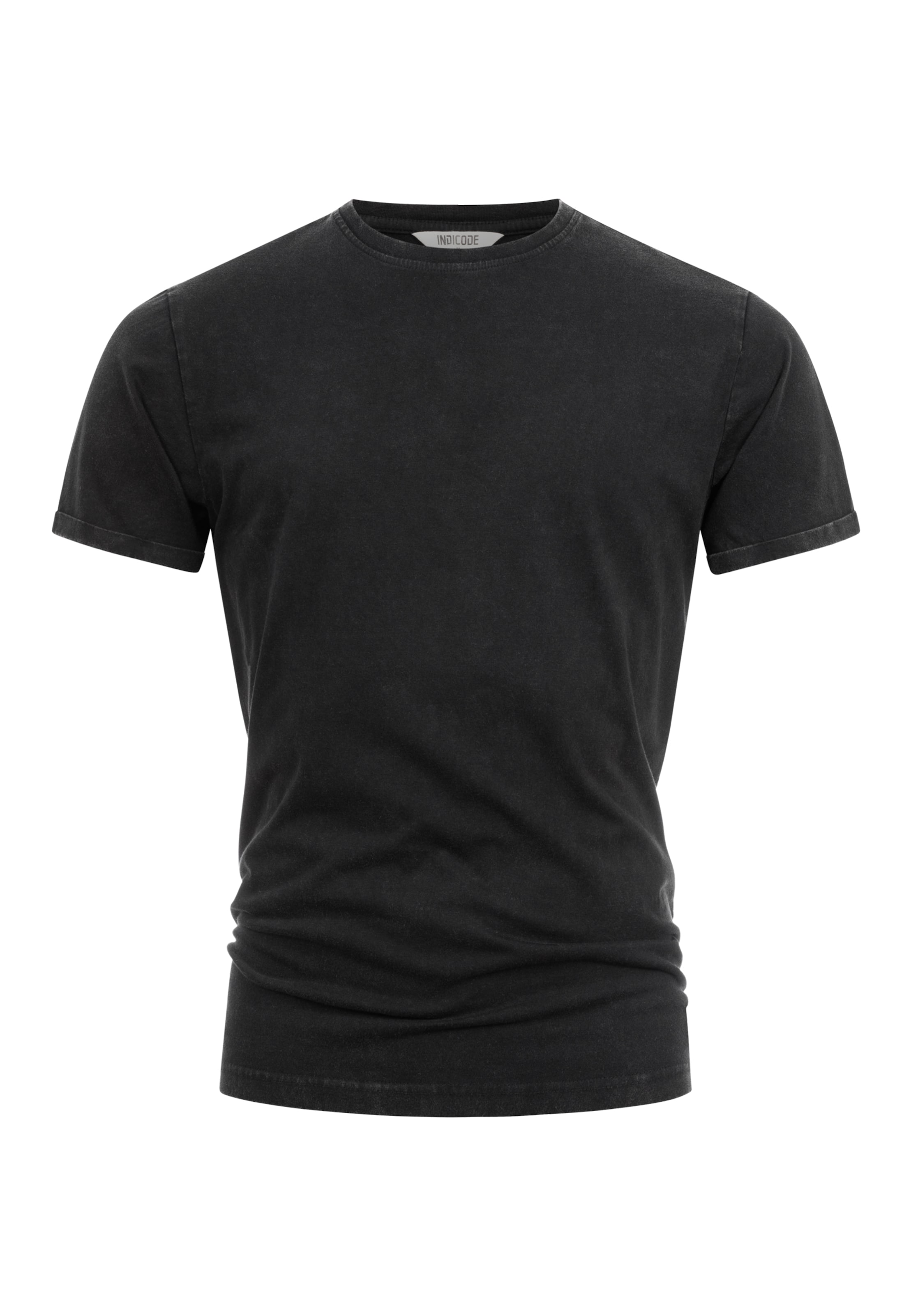 INDICODE JEANS Shirt 'INHerbst' in de kleur Zwart, Productweergave