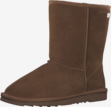 s.Oliver Snowboots i brun: forside