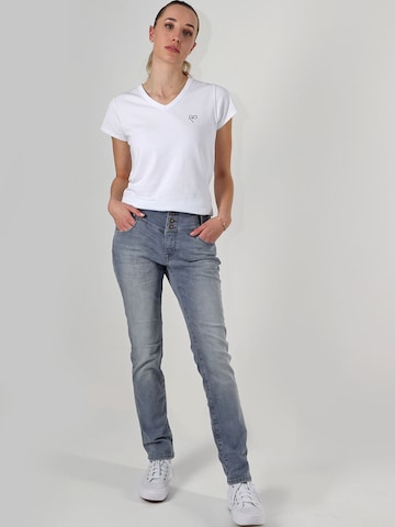 Miracle of Denim Regular Jeans 'Rita' in Grey