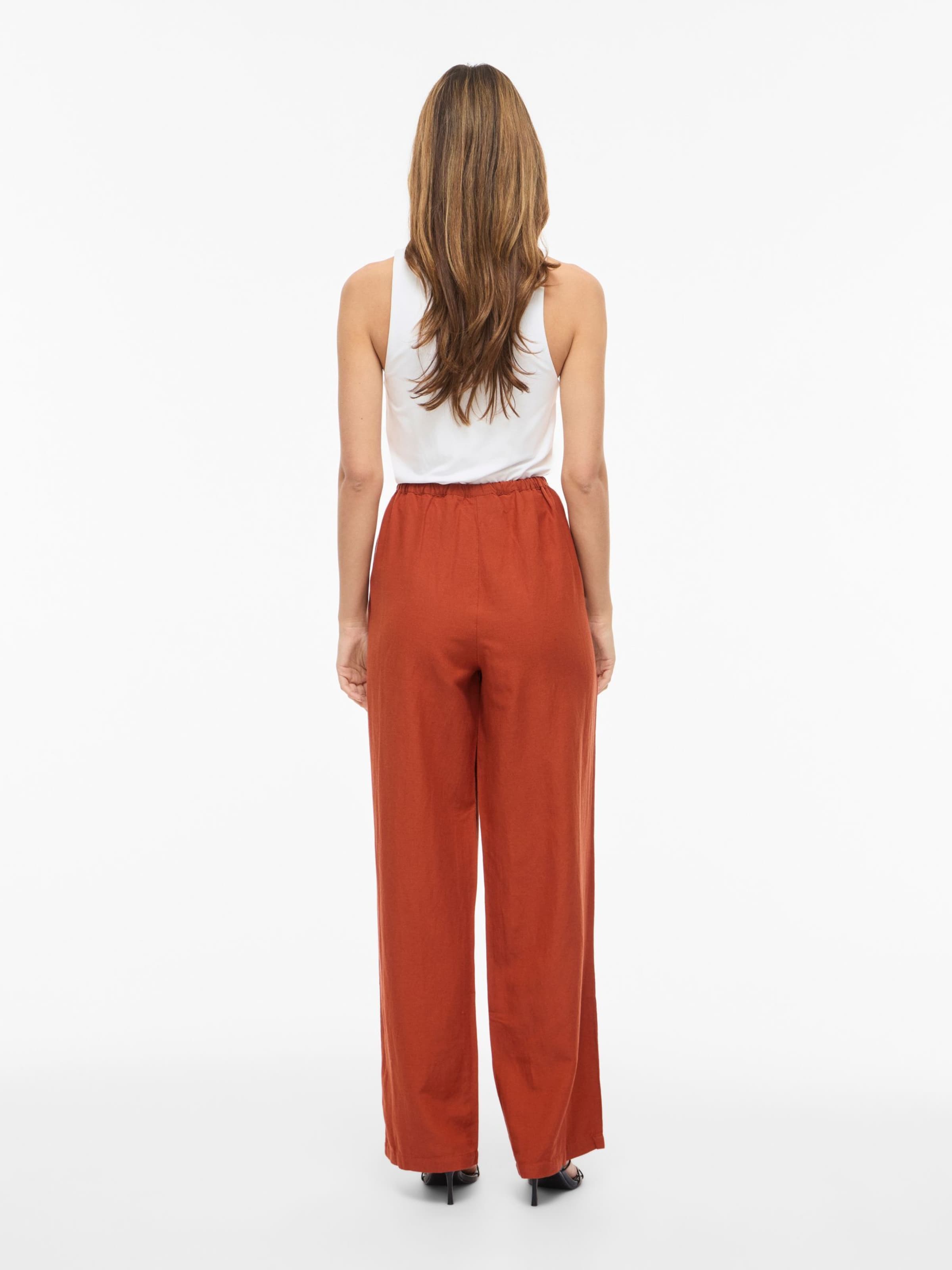 Wide Leg Pantalon VILA en orange