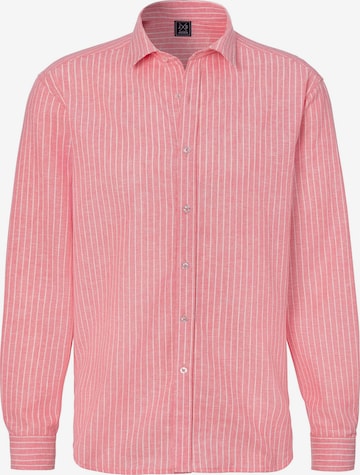 JOHN DEVIN Regular Fit Hemd in Rot: Vorderseite