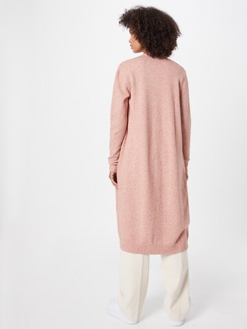 VILA Knitted Coat 'VIRIL' in Pink