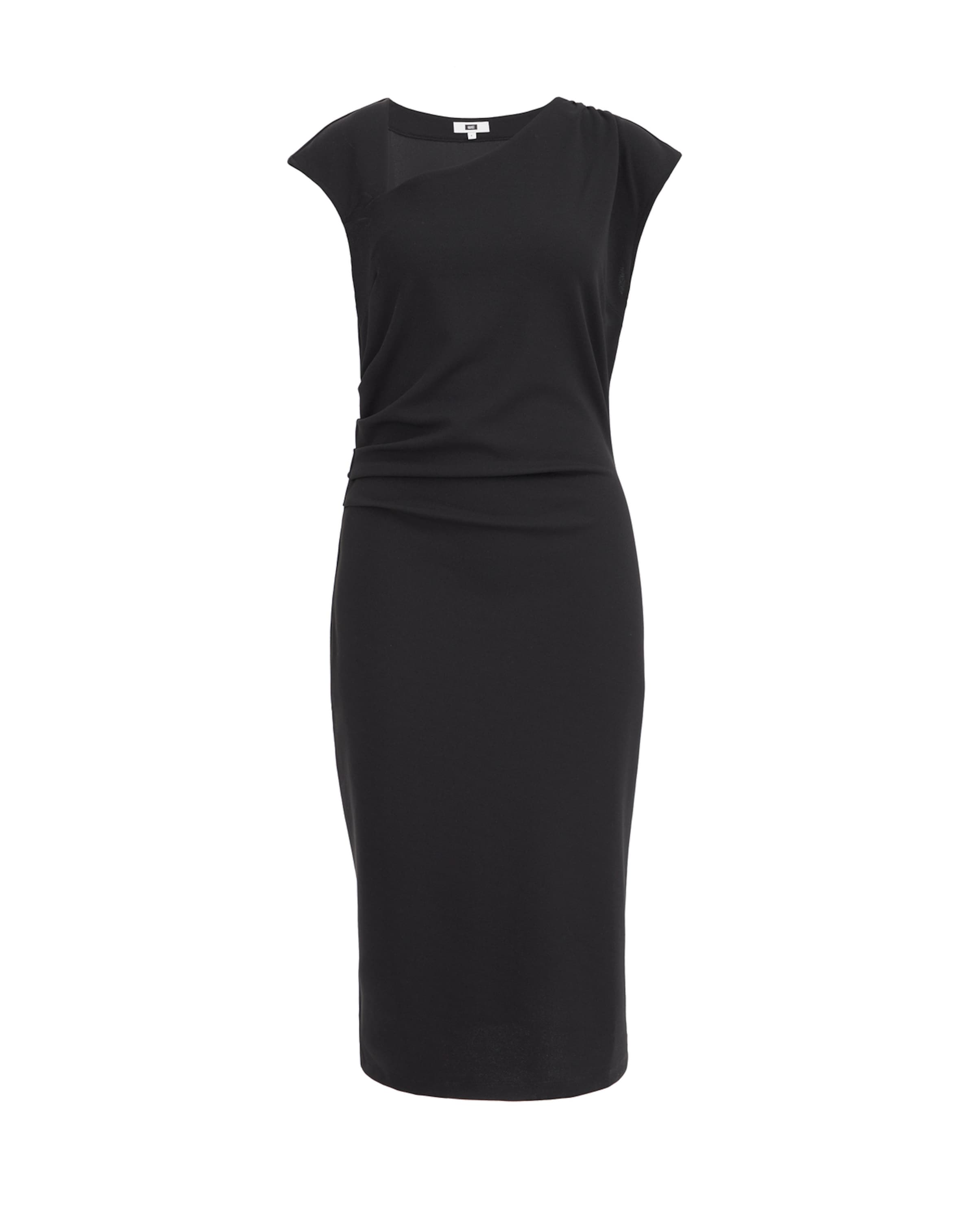 WE Fashion Šaty – černá: přední strana