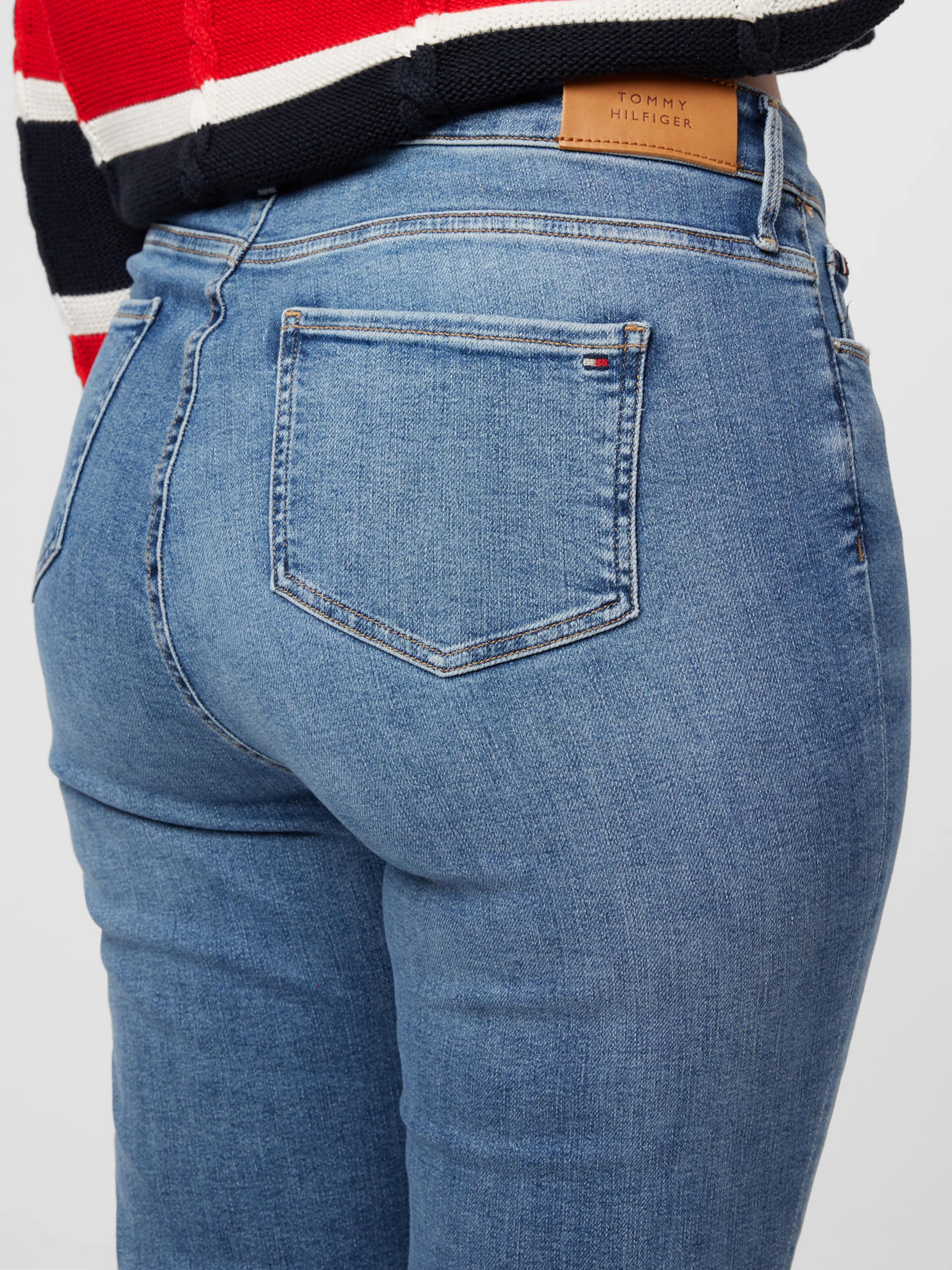 Tommy hilfiger curve skinny jeans sales