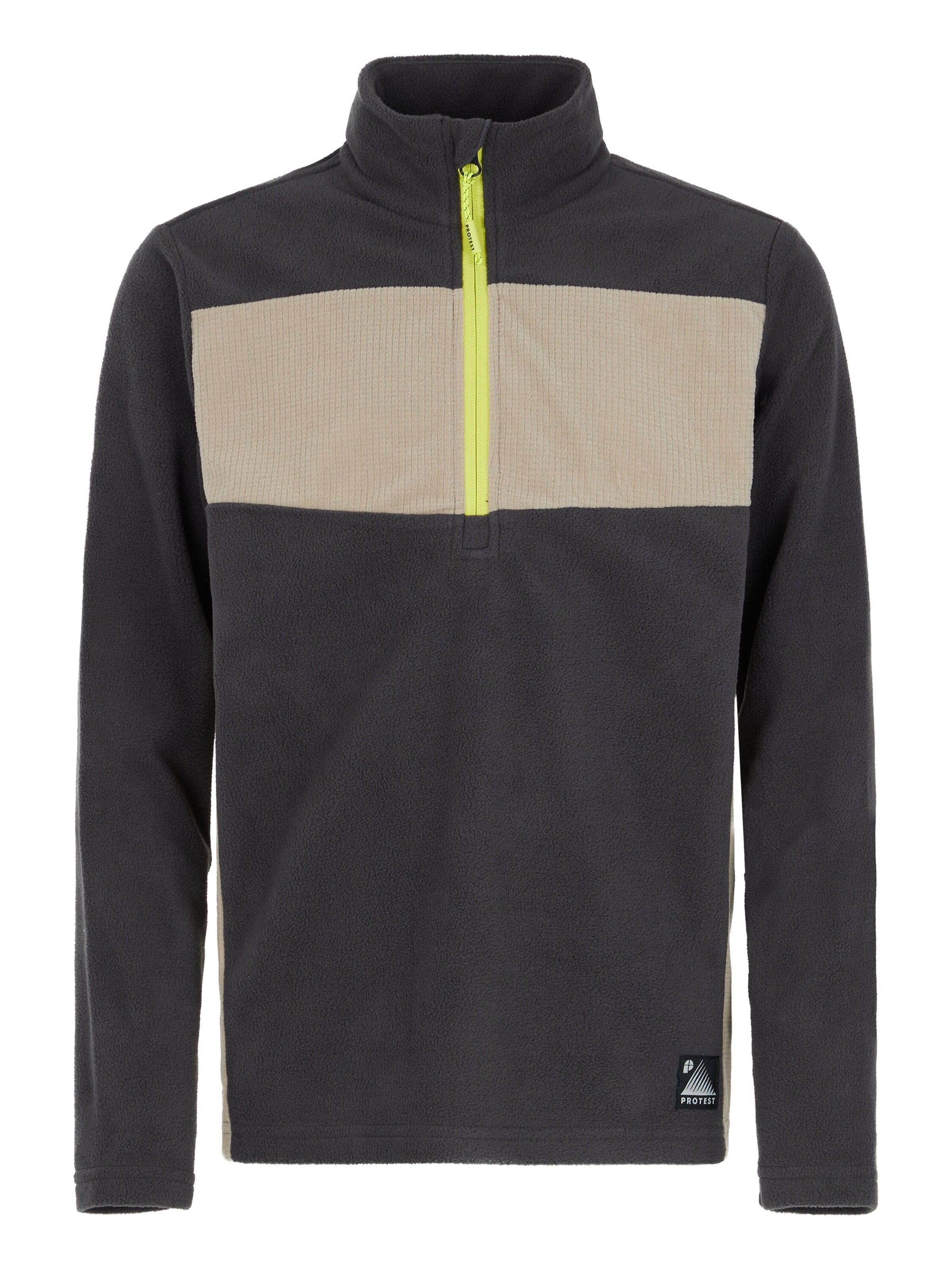 PROTEST Sportief sweatshirt 'PRTMARNIX JR' in Grijs: voorkant