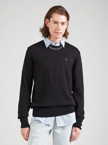 Pullover di G-STAR in nero: frontale