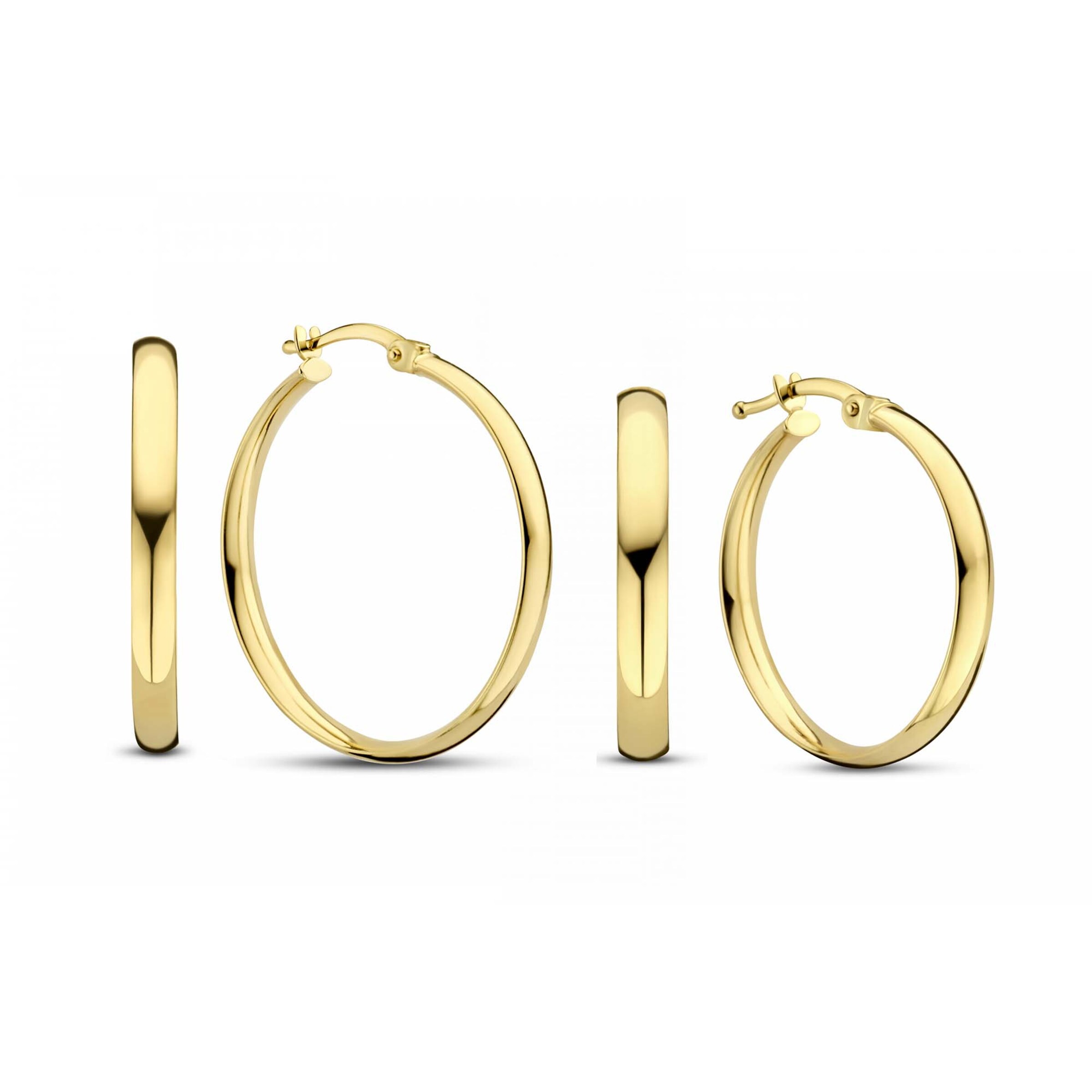 Isabel Bernard Oorbellen in Goud: voorkant